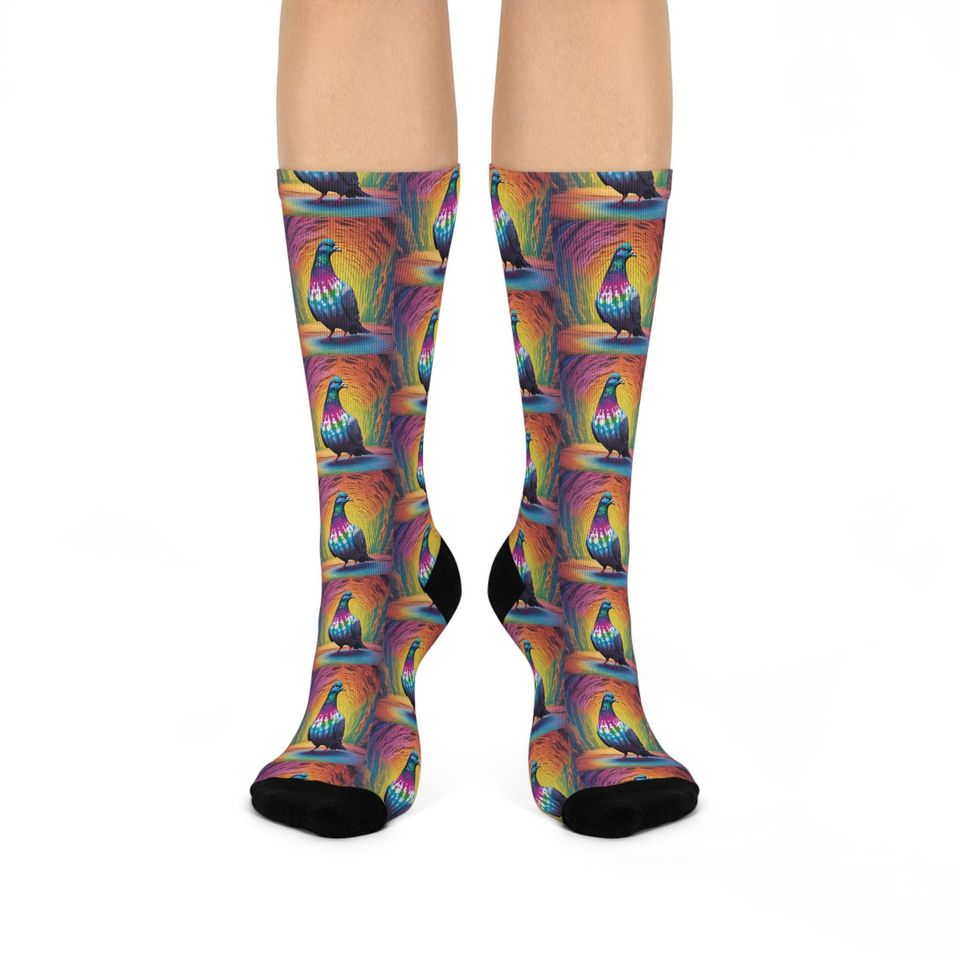 Caverns Pigeon - Vibrant Socks