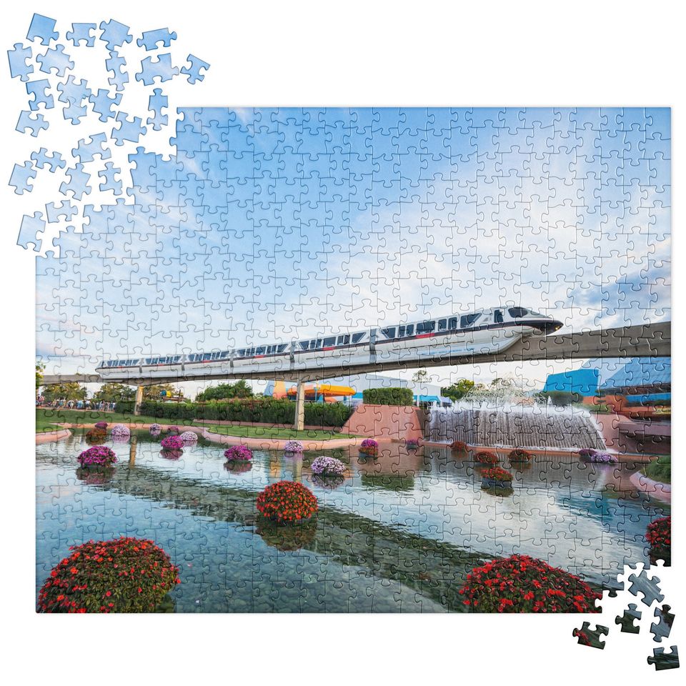 Monorail Puzzle Jigsaw Puzzle for Kids and Adults