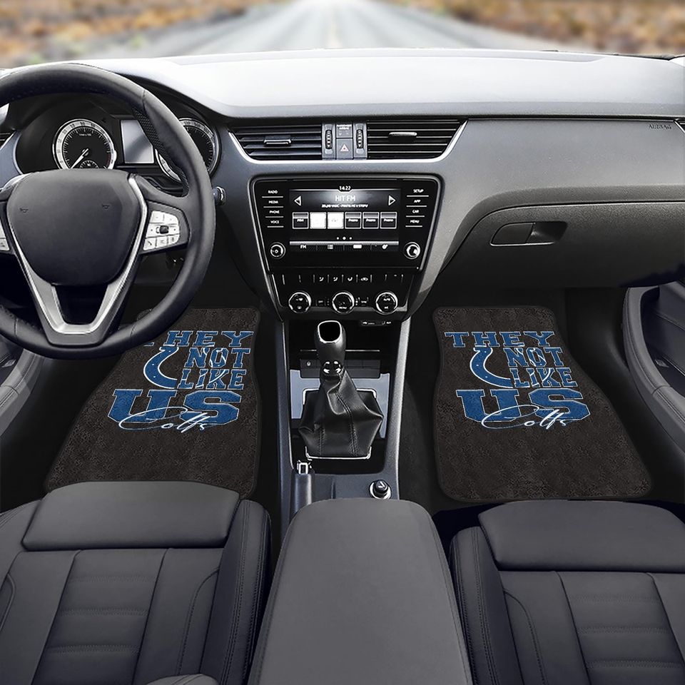 Colts Car Floor Mats - 2Pcs