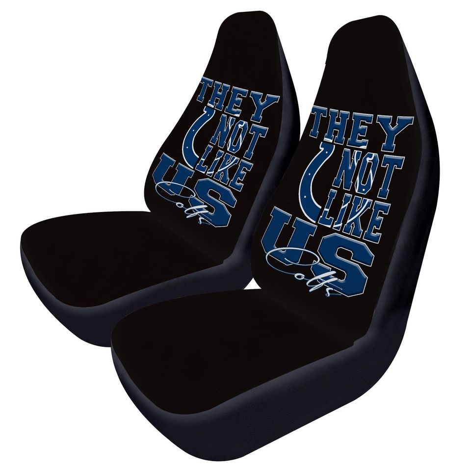 Colts Microfiber Car Seat Covers - 2Pcs