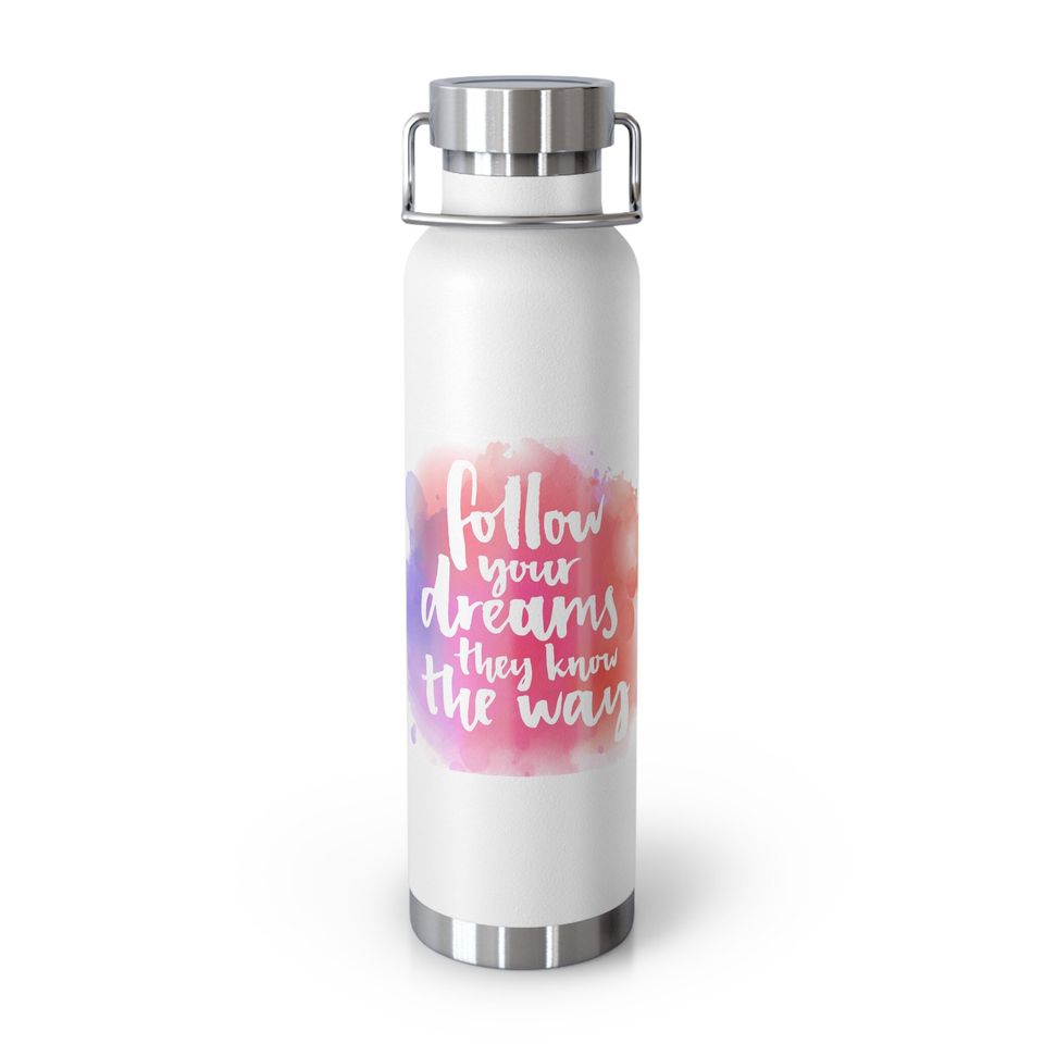 Copper Vacuum Insulated Bottle, 22oz
