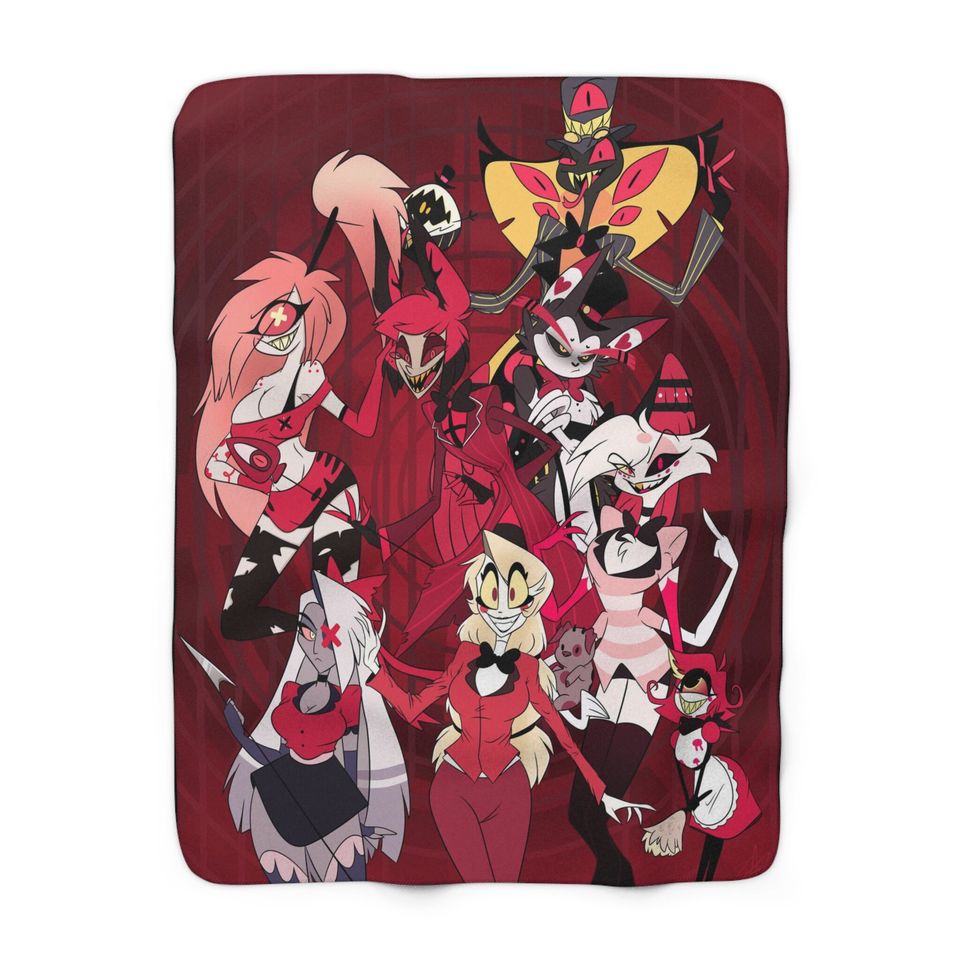 Hazbin Hotel Blanket, Hazbin Hotel Fan Gift