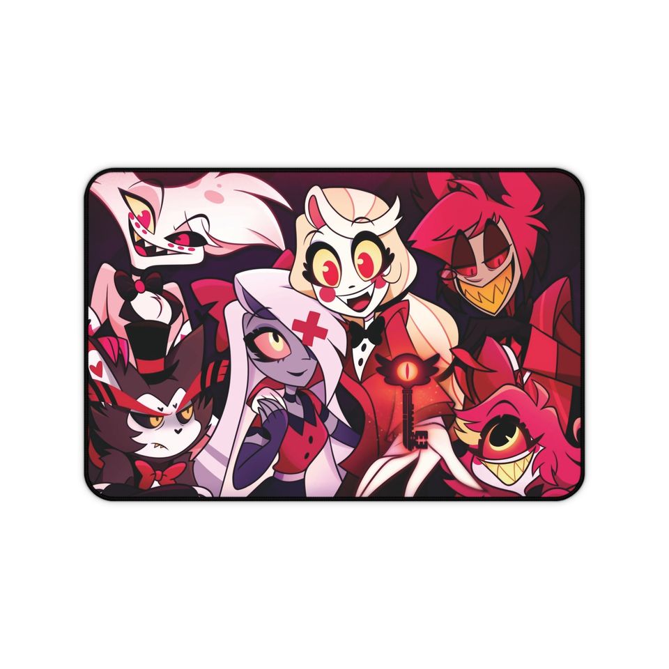 Hazbin Hotel Desk Mat, Hazbin Hotel Decor