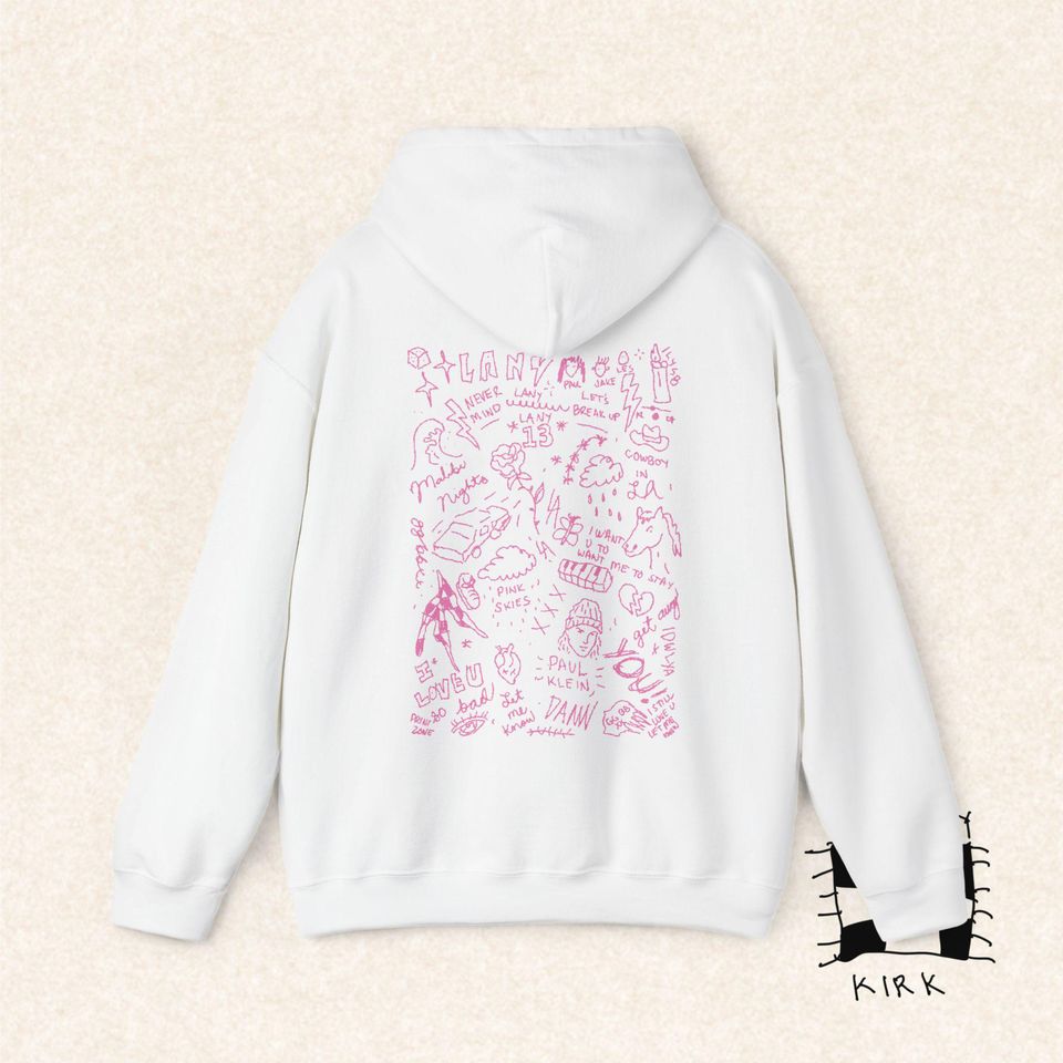 LANY Hoodie Doodle - Tees By Kirk Unisex Heavy Blend Hooded Sweatshirt