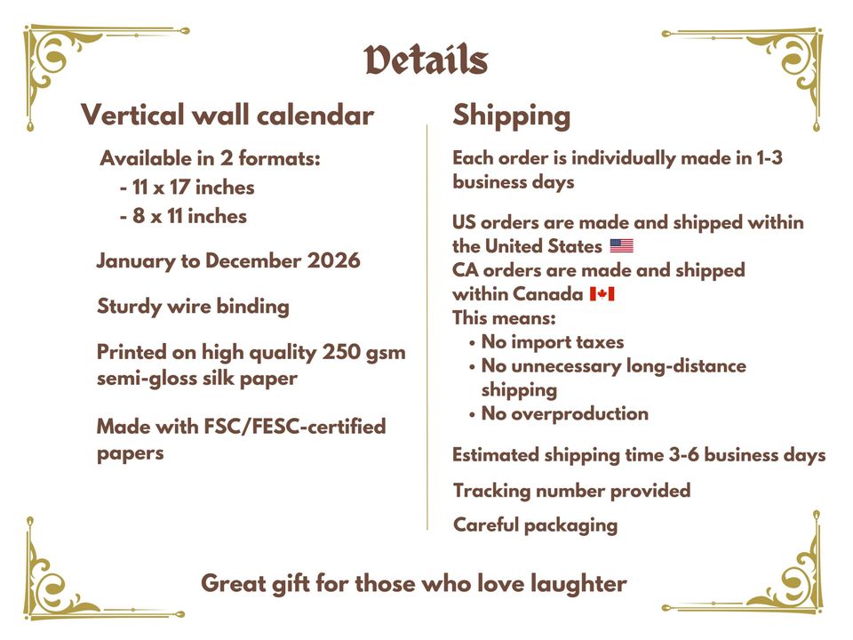 Weird cats in renaissance 2026 Wall Calendar