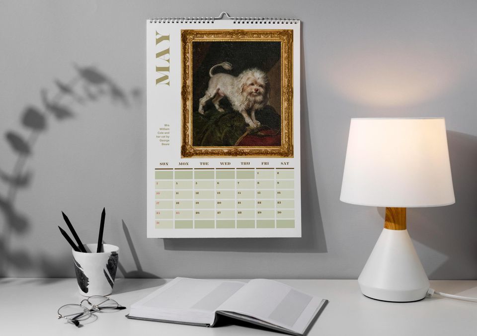 2026 Wall Calendar: Funny Renaissance Dogs
