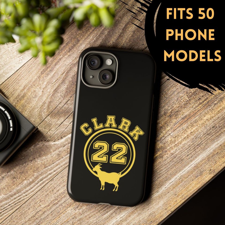 Clark 22 Goat Iowa Phone Case Basketball