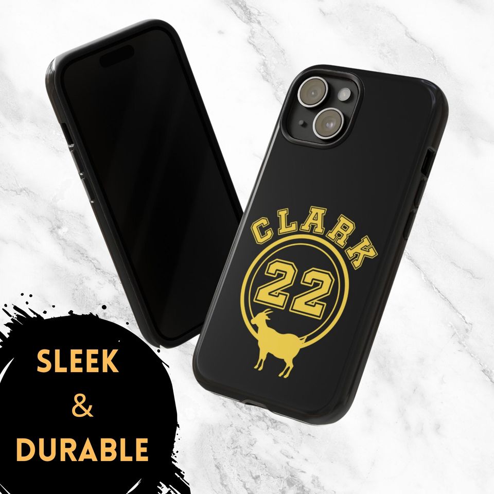 Clark 22 Goat Iowa Phone Case Basketball