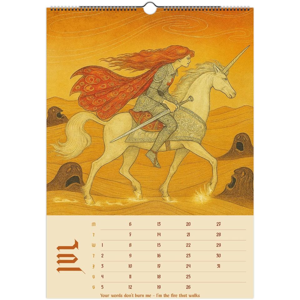 Chappell Roan Wall Calendar 2026: A Year of Damsels & Dangerous Things