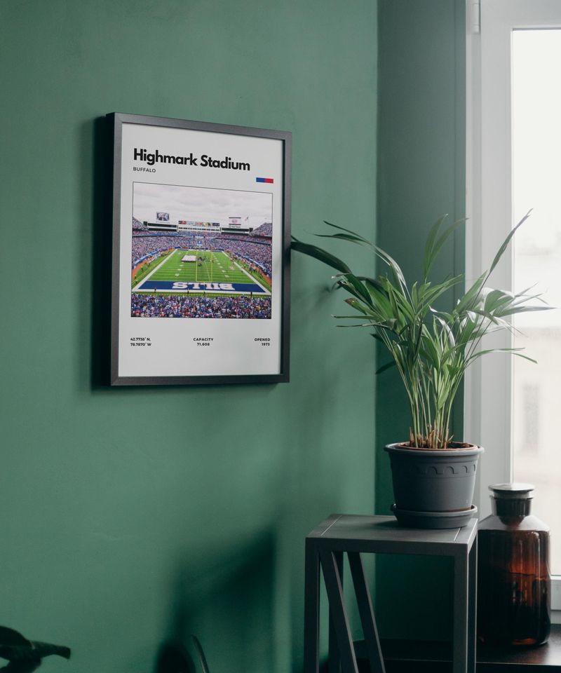 Highmark Stadium Buffalo Bills Poster - Vertical Matte Poster