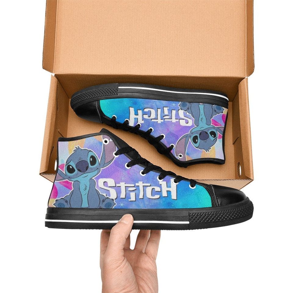 Stitch High Top Sneakers, Stitch And Lilo Sneakers