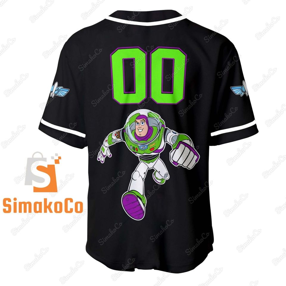 Buzz Lightyear Baseball Jersey, Buzz Jersey, Buzz Lightyear Shirt