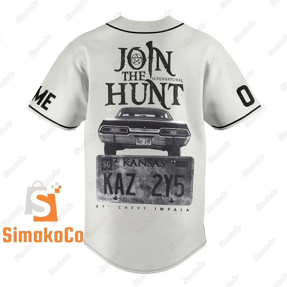Supernatural Shirt, Supernatural Baseball Jerse, Supernatural Fan Gift
