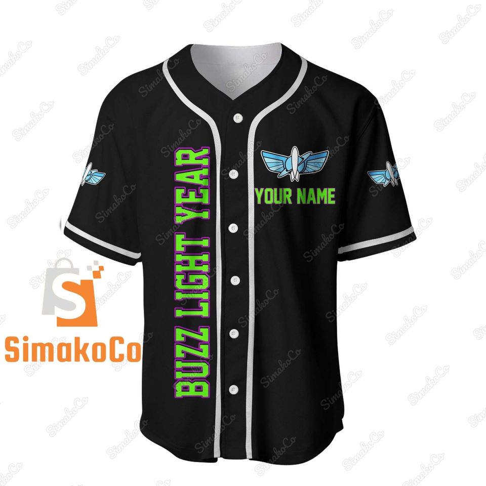 Buzz Lightyear Baseball Jersey, Buzz Jersey, Buzz Lightyear Shirt