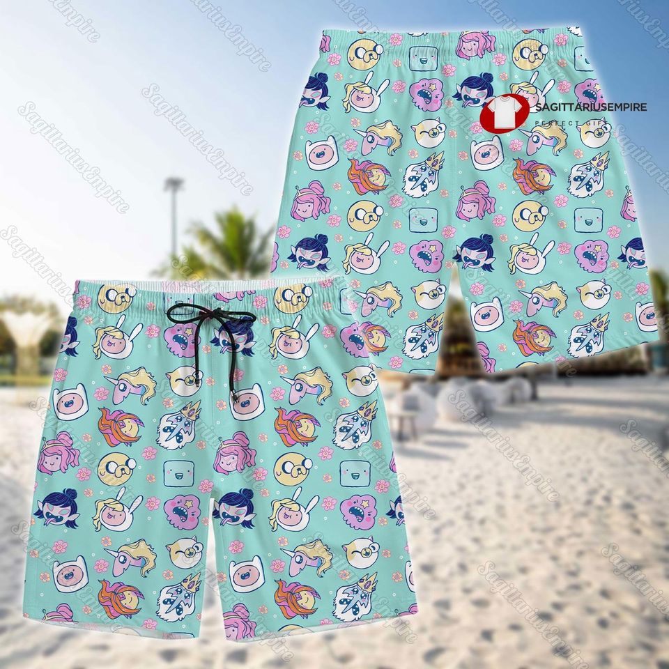 Adventure Time Button Shirt And Shorts, Adventure Time Shirt