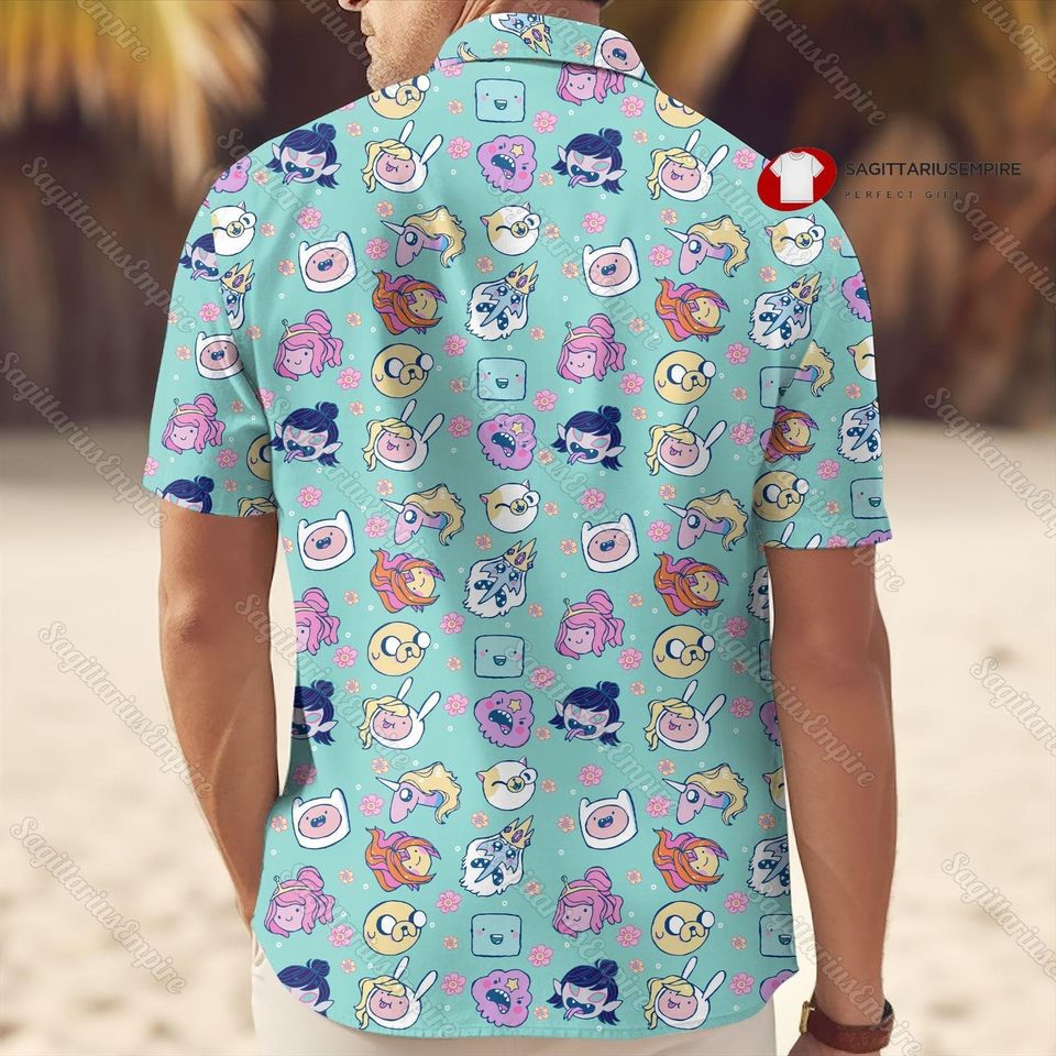 Adventure Time Button Shirt And Shorts, Adventure Time Shirt