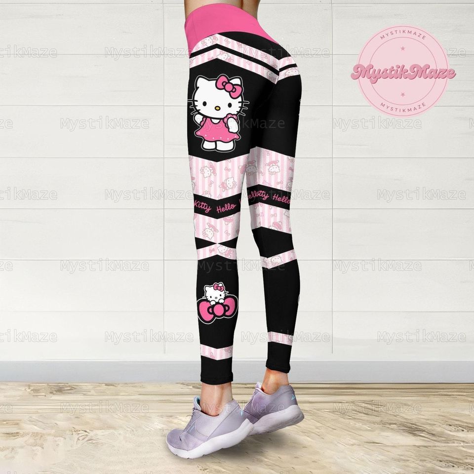 Hello Kitty Hoodie Legging  Set, Hello Kitty Adult Hoodie, Hello Kitty Womens Legging, Kitty Cat Hoodie, Kitty Cat Legging, Hello Kitty Gift