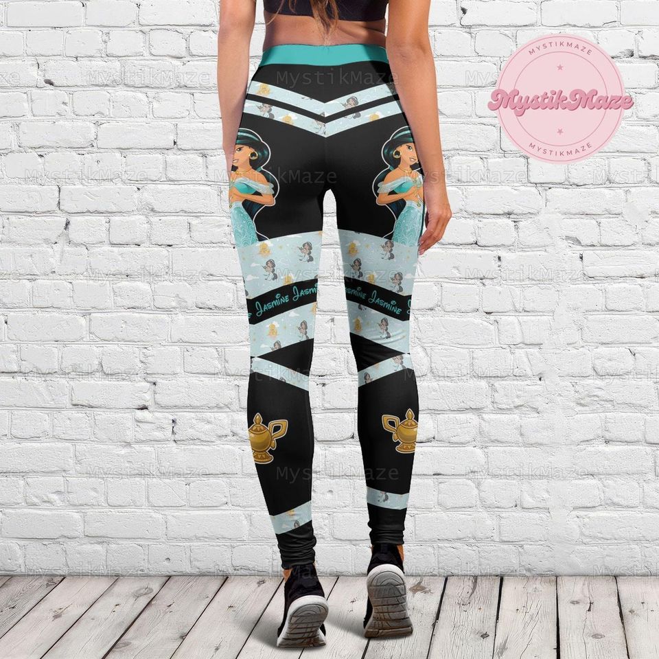 Jasmine Hoodie Legging, Aladdin Hoodie, Jasmine Womens Legging, Jasmine Disney Adult Hoodie