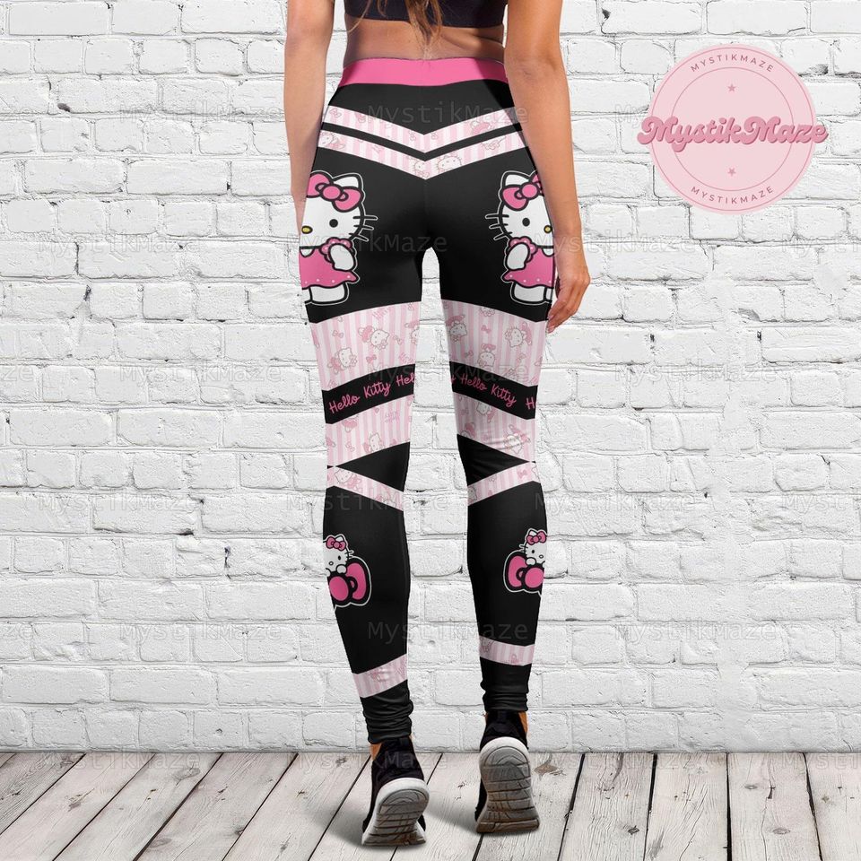 Hello Kitty Hoodie Legging  Set, Hello Kitty Adult Hoodie, Hello Kitty Womens Legging, Kitty Cat Hoodie, Kitty Cat Legging, Hello Kitty Gift