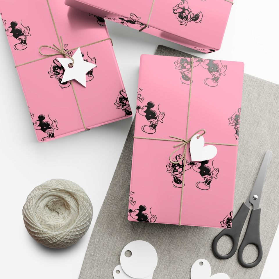 Disney Micky & Minnie Mouse Gift Wrap Papers