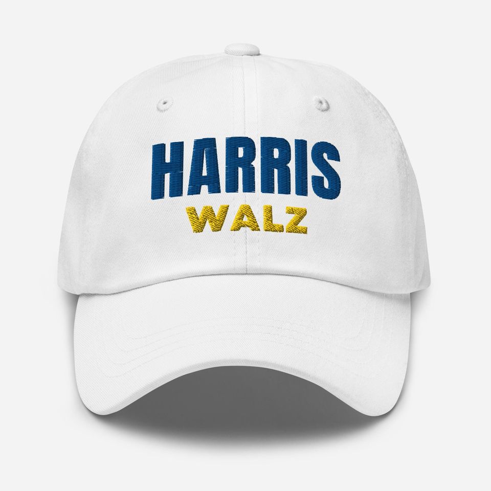 Harris Walz 2024 Embroidered Hat, Harris Walz Cap, 2024 Elections
