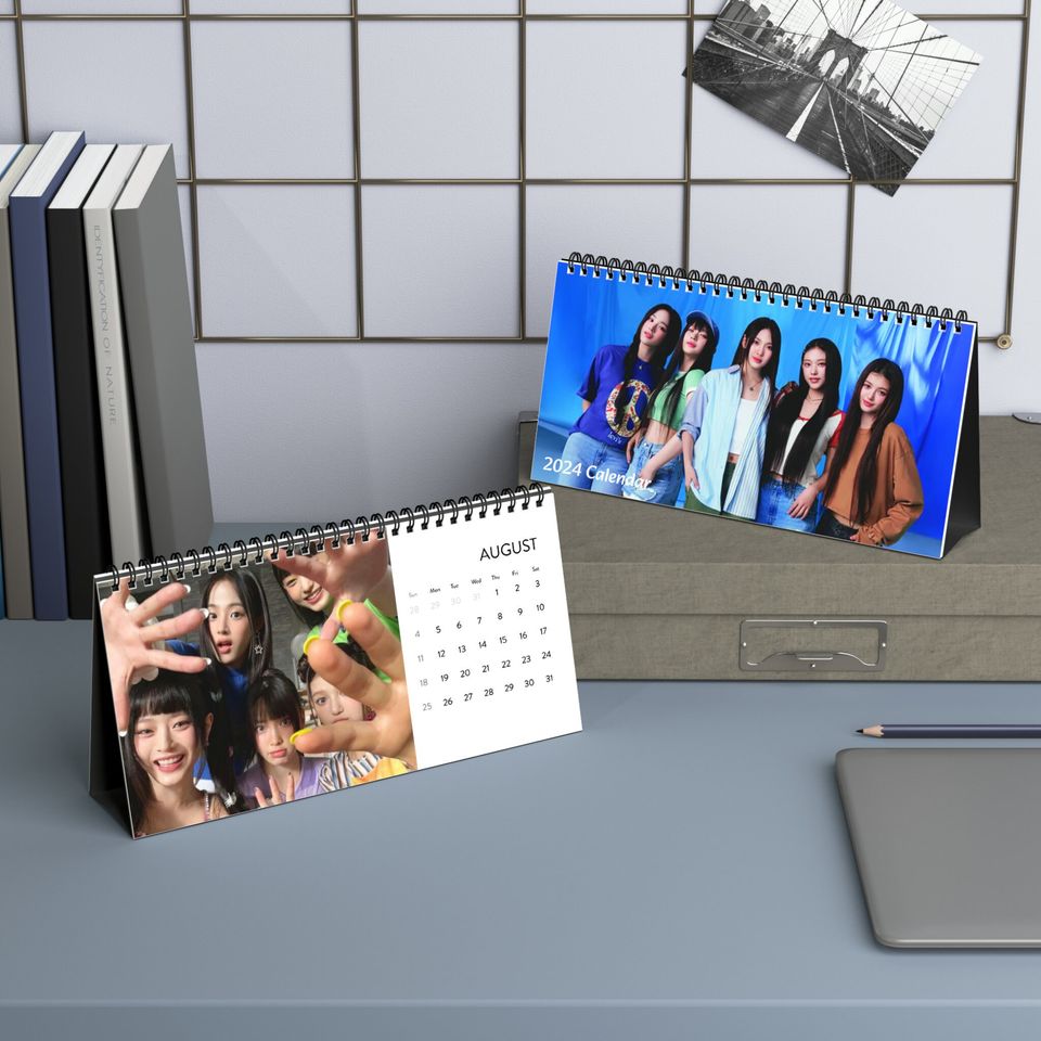 New Jeans Kpop Desktop Calendar (2024)