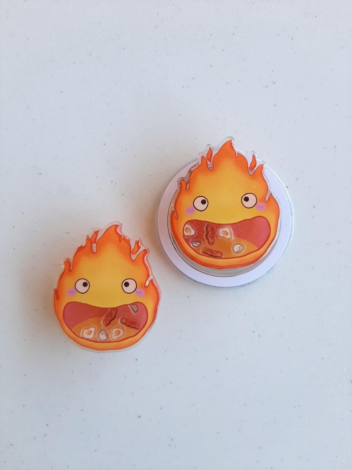 Fire Spirit Shaker Phone Grip & Stand