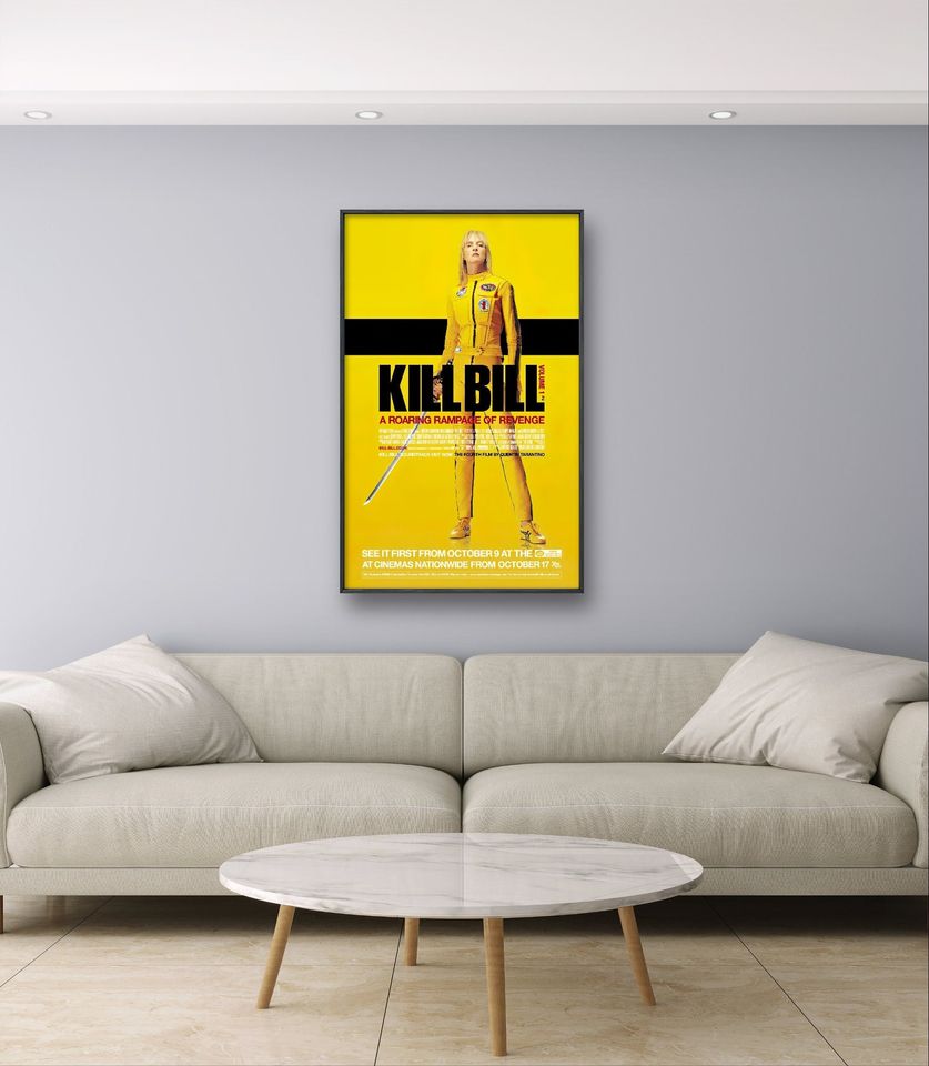Kill Bill Poster, Uma Thurman, Movie Poster, Legendary Film