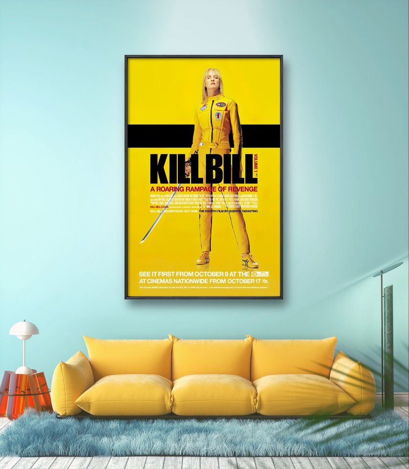 Kill Bill Poster, Uma Thurman, Movie Poster, Legendary Film