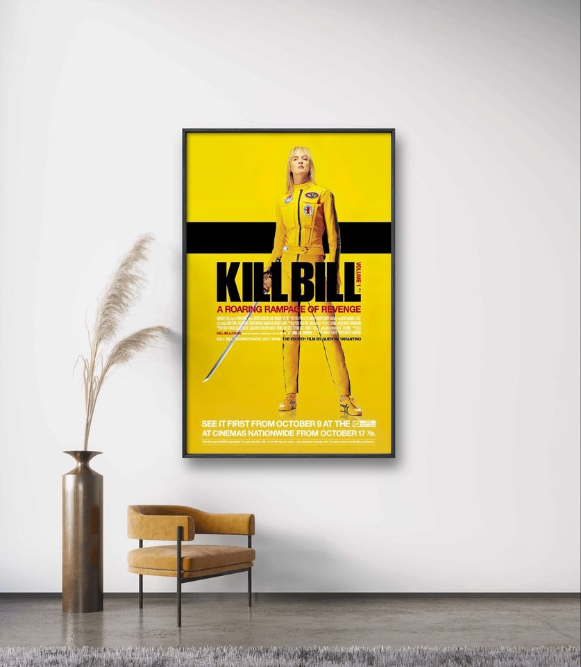 Kill Bill Poster, Uma Thurman, Movie Poster, Legendary Film