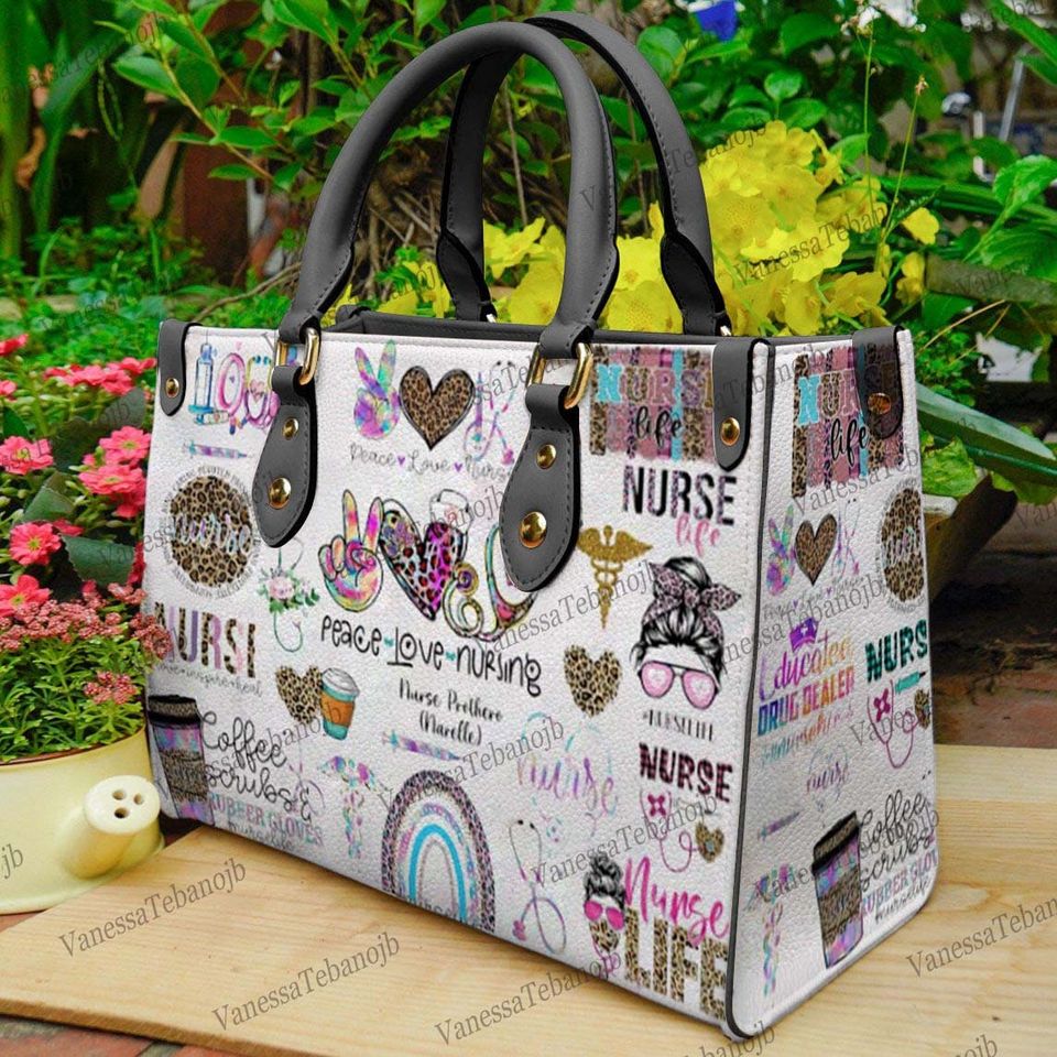 Nurse Heart Leather Bag
