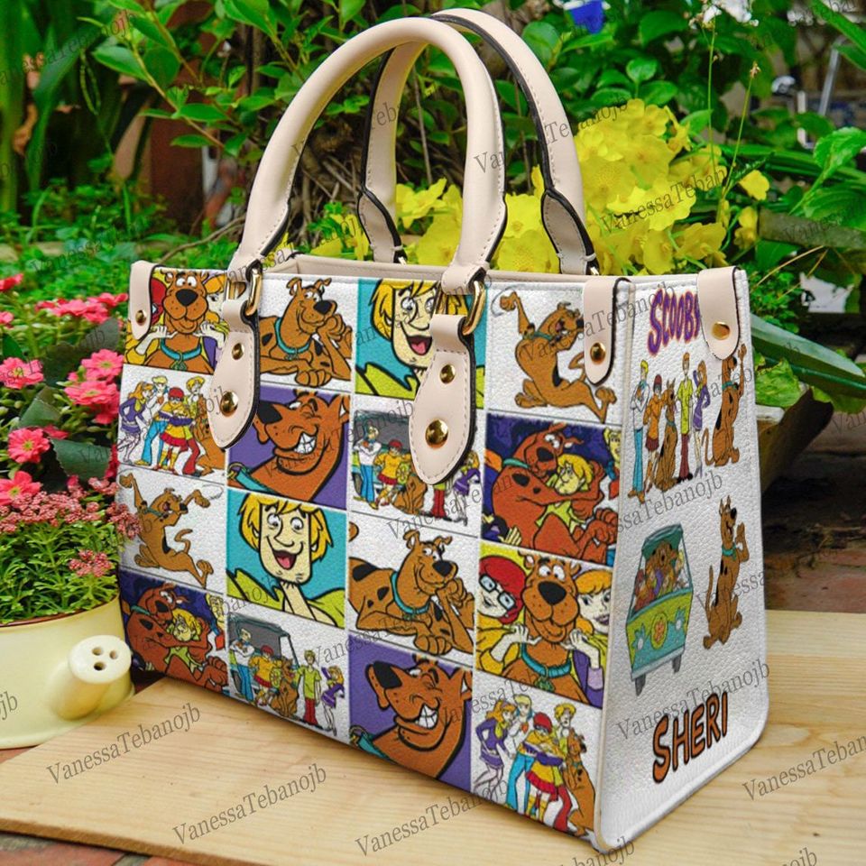 Scooby Doo Leather Handbag, Leather Bag