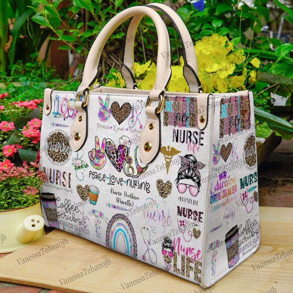 Nurse Heart Leather Bag