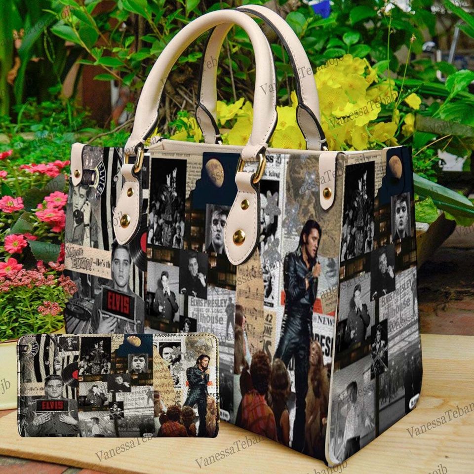 Elvis Presley Leather Handbag,Elvis Presley Handbag