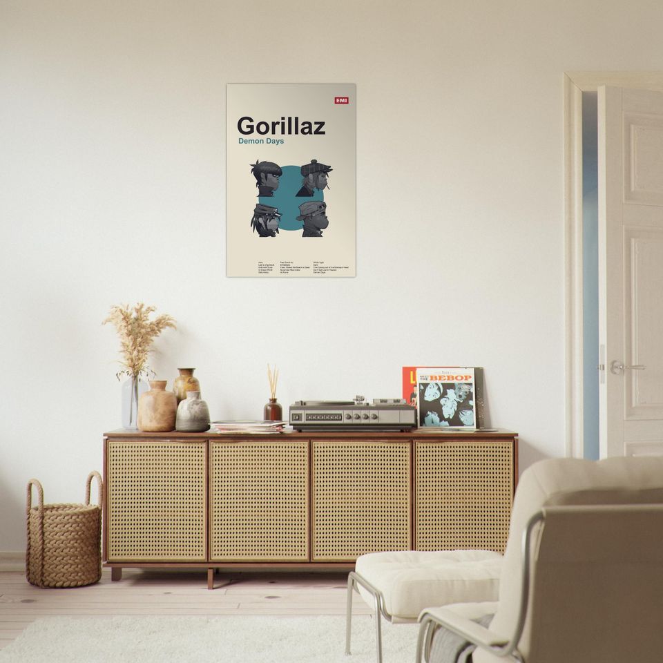 Gorillaz - Demon Days - Poster