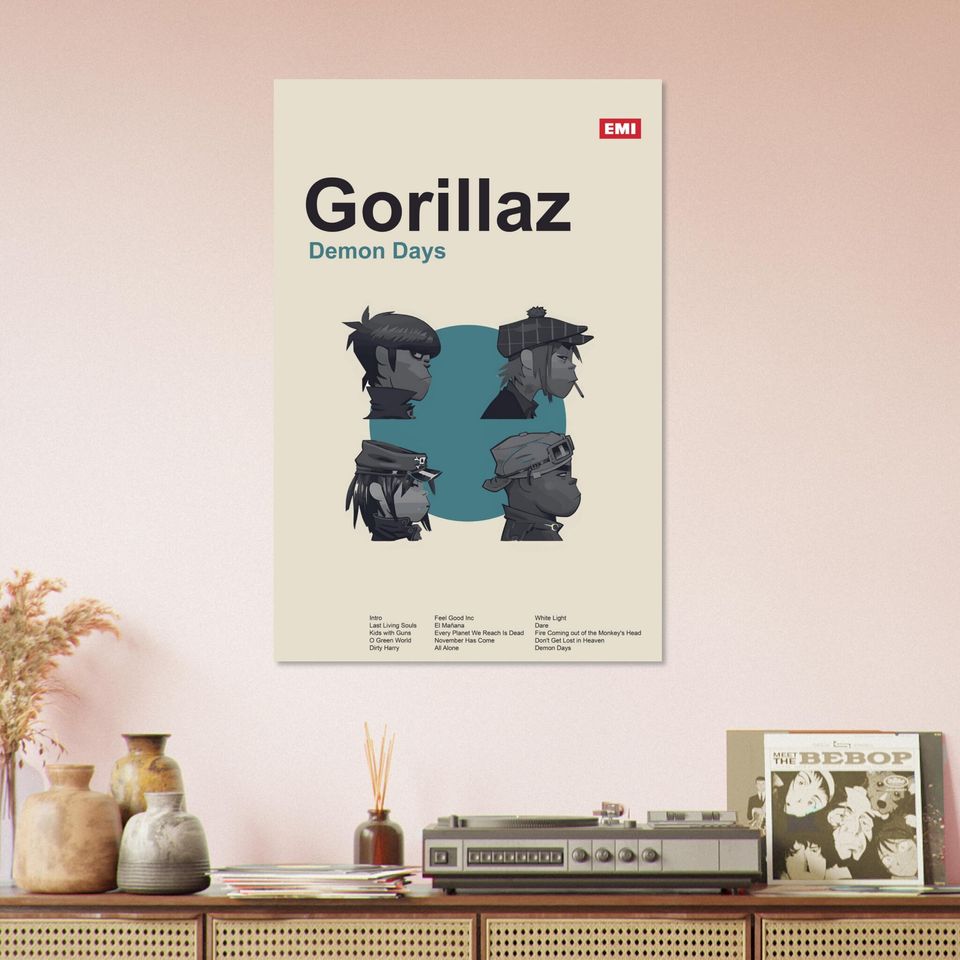 Gorillaz - Demon Days - Poster