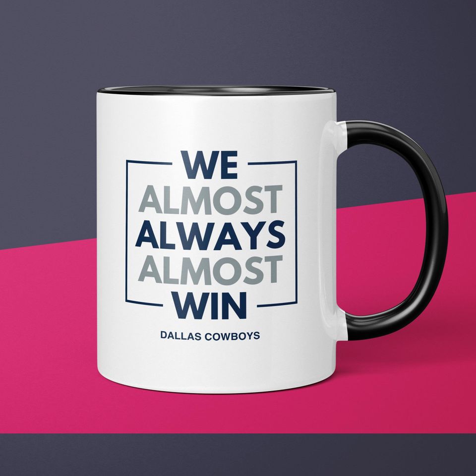 Dallas Cowboys Coffee Cup Gift for Him Husband Unique Coffee Mug Gifts for Dad Ceramic Mug Gift for Men Funny Gift for Cowboys Fan Gift