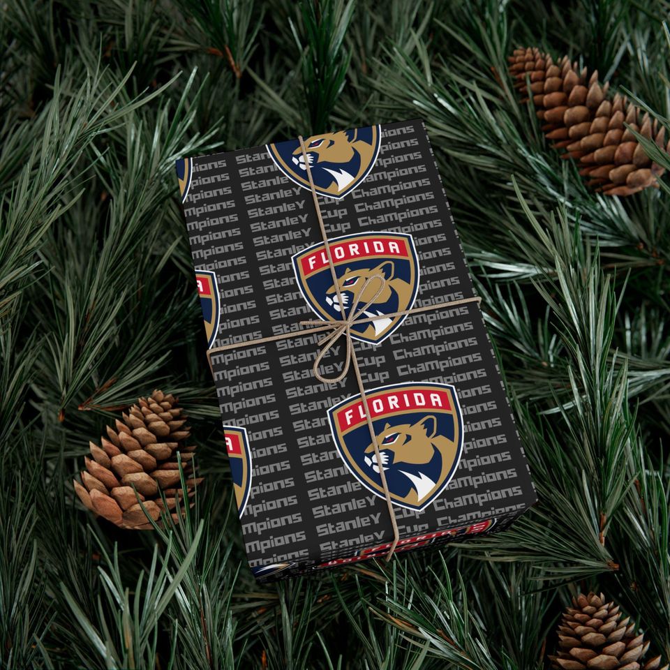 Florida Panthers Gift Wrap: Sports Fan Hockey Paper