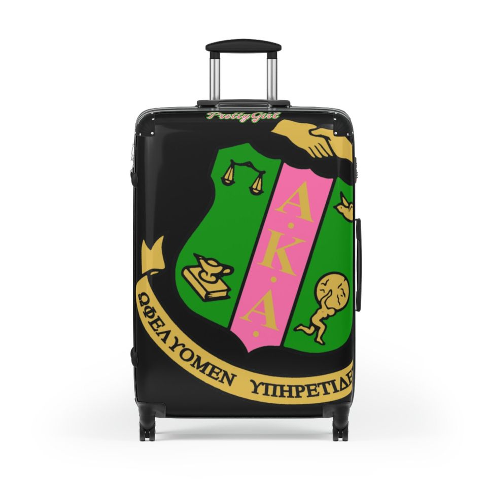 Stylish AKA Sorority Suitcase