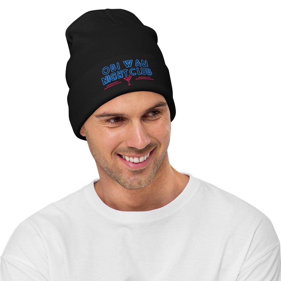 Obi Wan Nightclub - Premium Embroidered Beanie