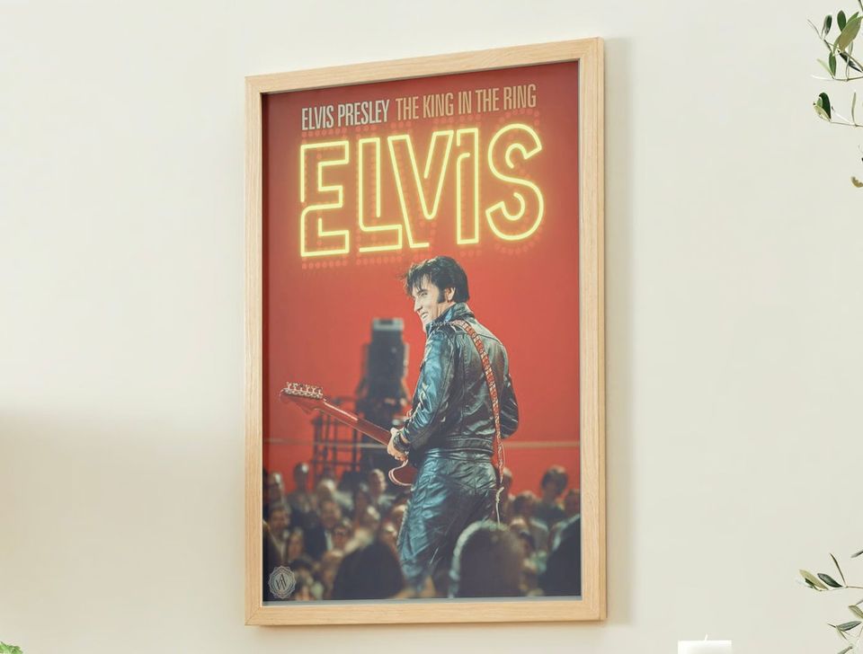 Elvis Presley King Of Rock Poster