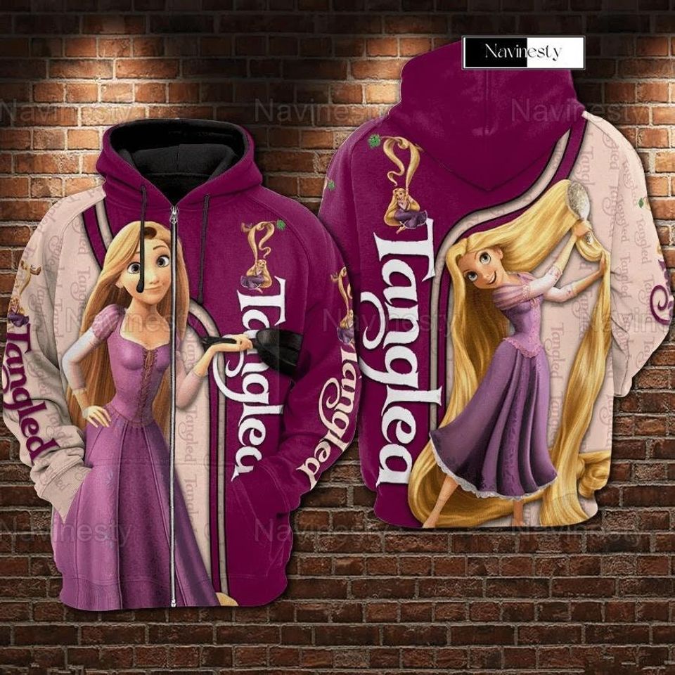 Tangled Hoodie Legging Set, Rapunzel Tangled Hoodie, Disney Princess Legging
