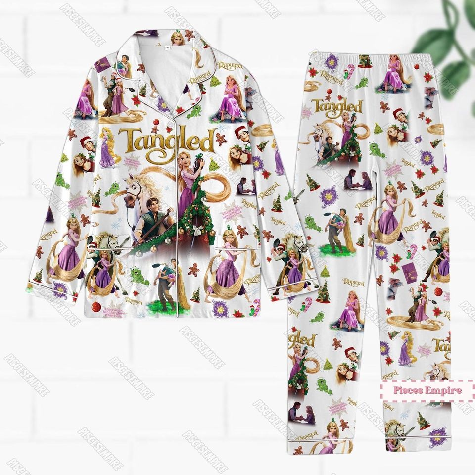 Rapunzel Disney Pajamas, Disney Sleepwear
