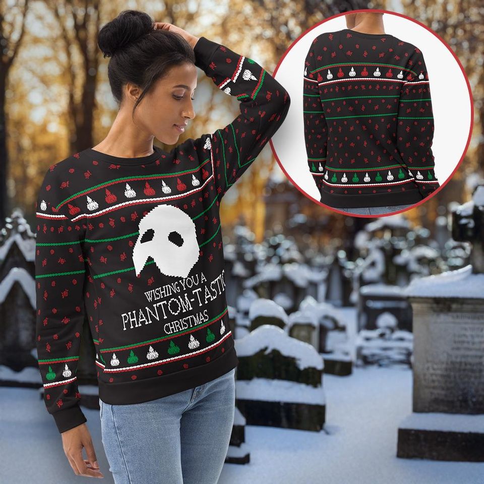 Phantom of the Opera Inspired Ugly Christmas Sweater