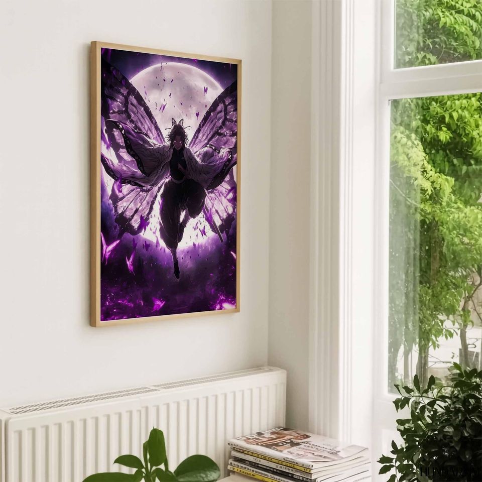 Kochou Shinobu Demon Anime Vertical Poster Art Print