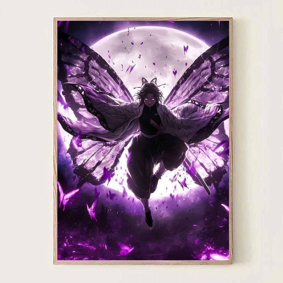 Kochou Shinobu Demon Anime Vertical Poster Art Print