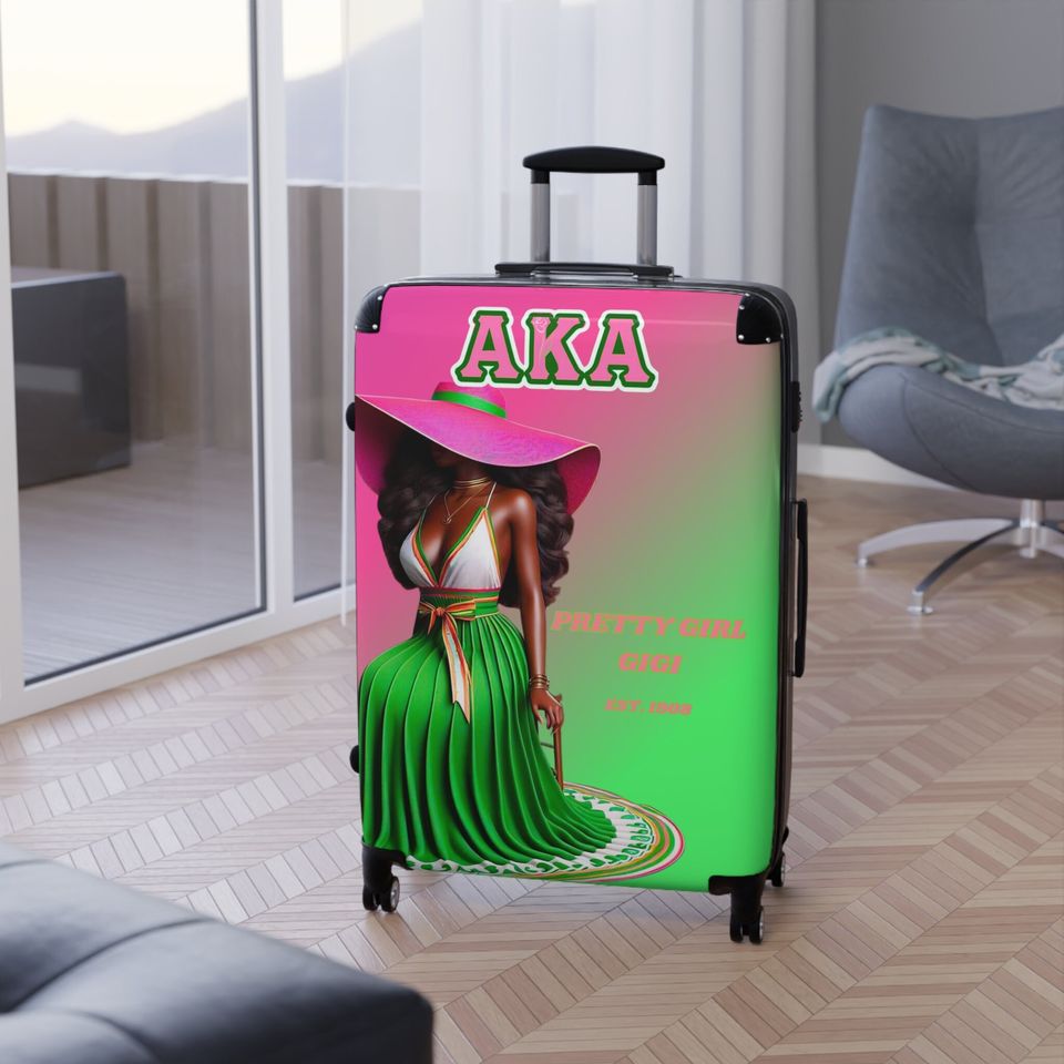 Alpha Kappa Alpha Suitcase