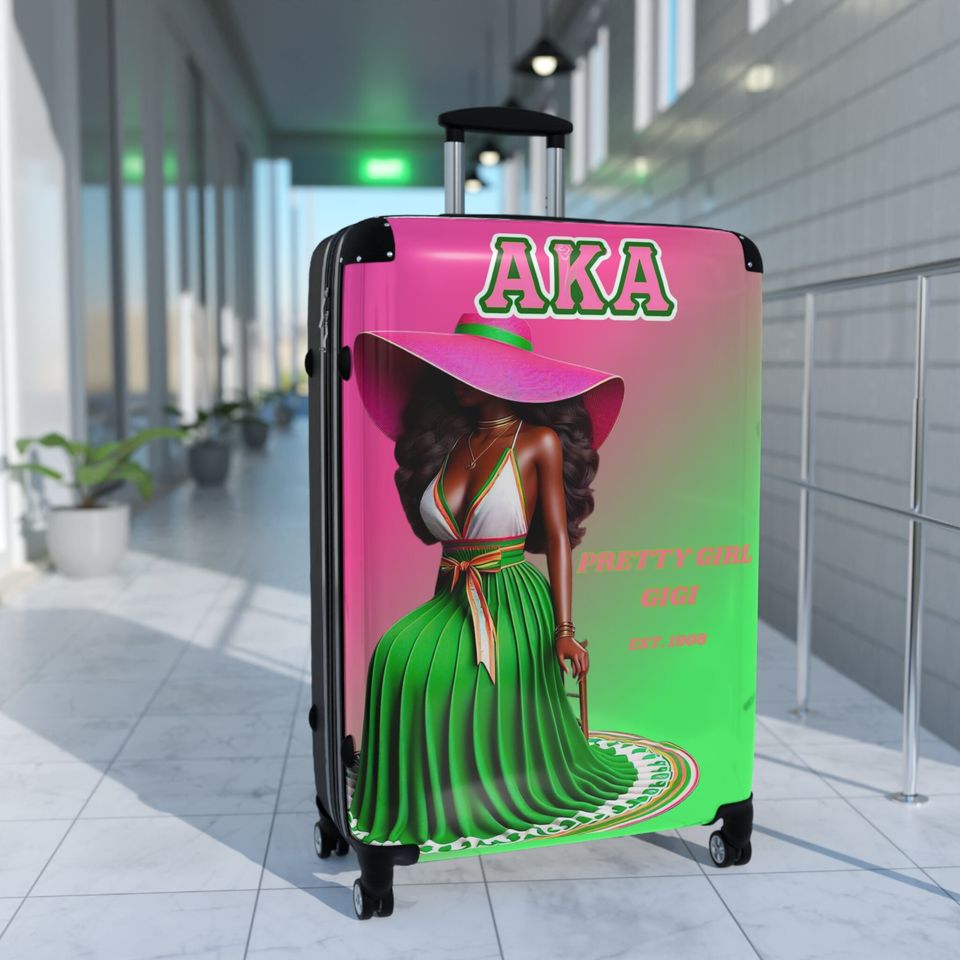 Alpha Kappa Alpha Suitcase