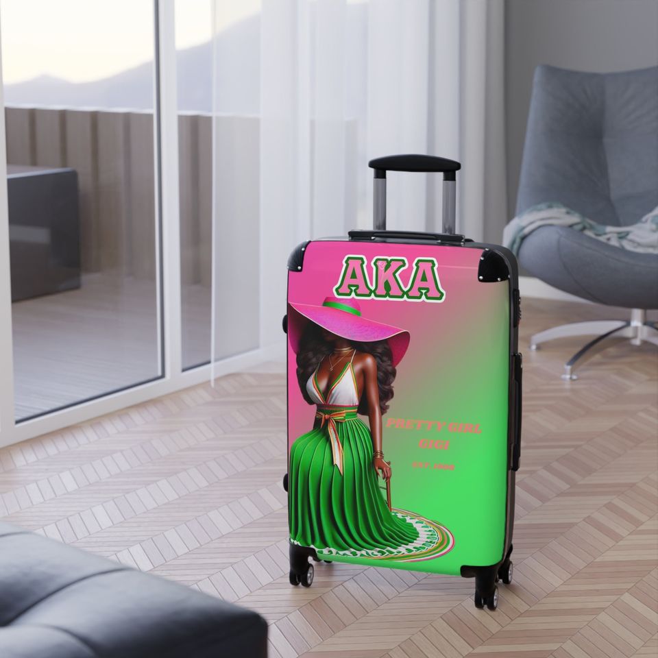 Alpha Kappa Alpha Suitcase