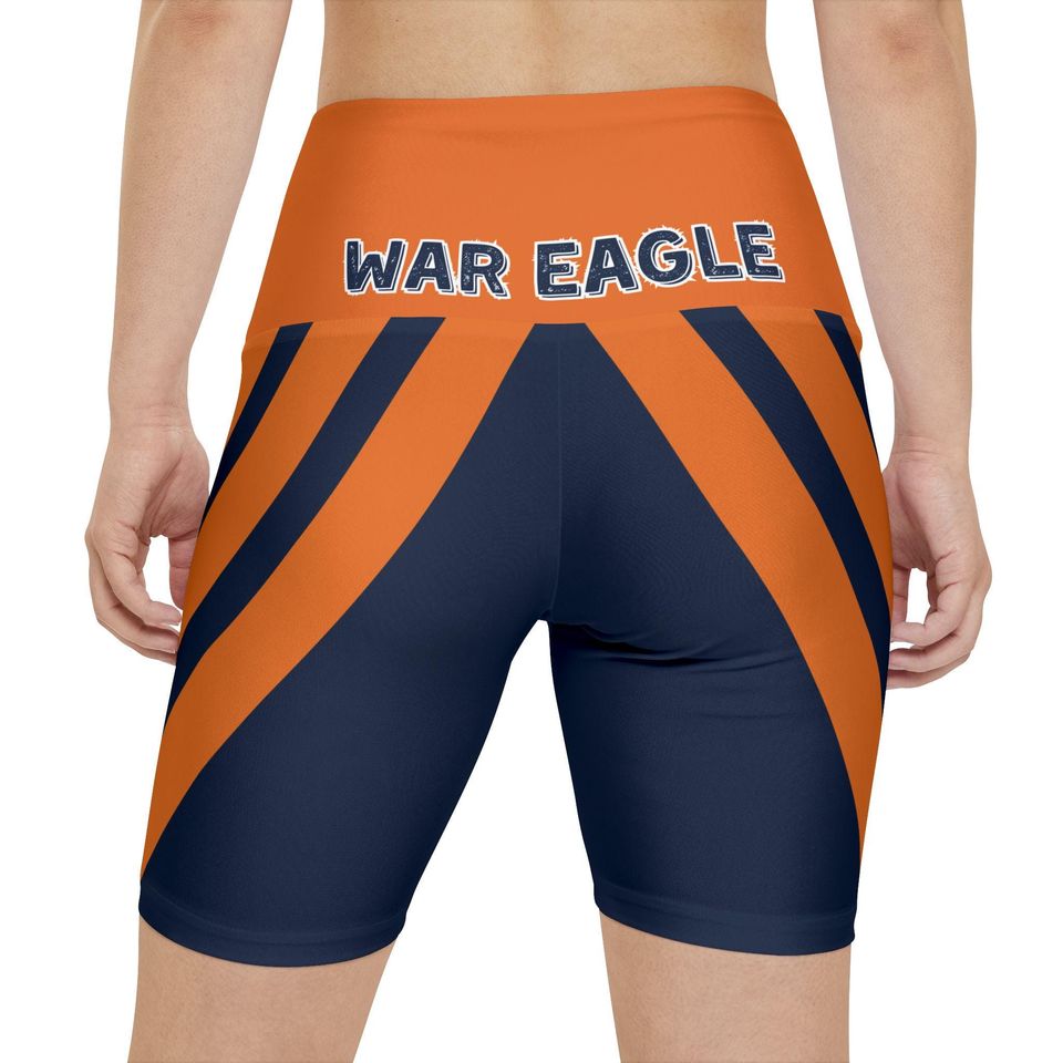 War Eagle Biker Short, Game Day Shorts for Women